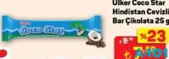 ÜLKER COCO STAR HİNDİSTAN CEVİZLİ BAR ÇİKOLATA 25 G